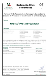 Pasta niveladora